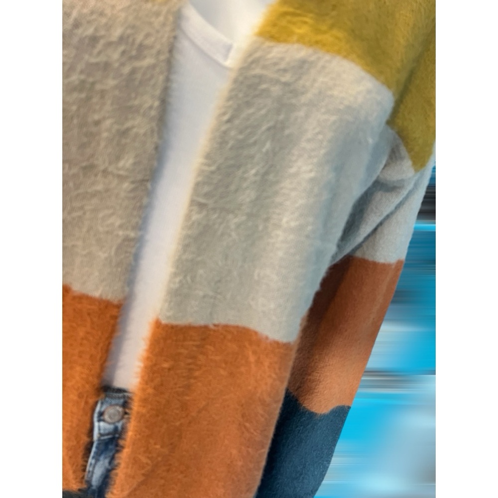 MYSTREE Gorgeous color block ever so soft cardigan S M L - Picture 5 of 5